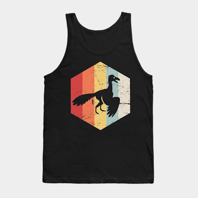 Retro 70s Archaeopteryx Tank Top by MeatMan